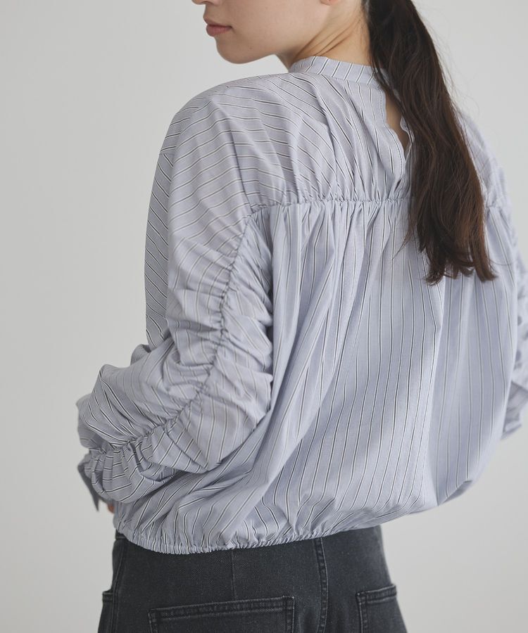 GARAGE OF GOOD CLOTHING「ストライプバックシャーリングプルオーバー」|シャツ・ブラウス|