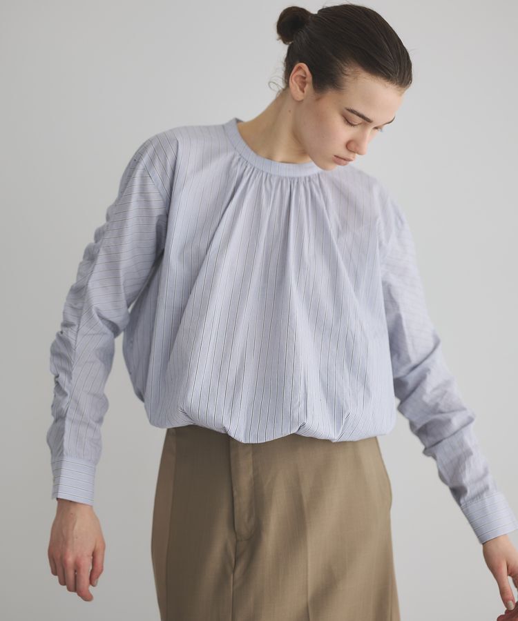 GARAGE OF GOOD CLOTHING「ストライプバックシャーリングプルオーバー」|シャツ・ブラウス|