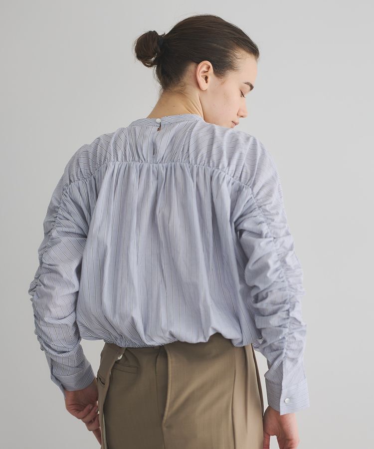 GARAGE OF GOOD CLOTHING「ストライプバックシャーリングプルオーバー」|シャツ・ブラウス|