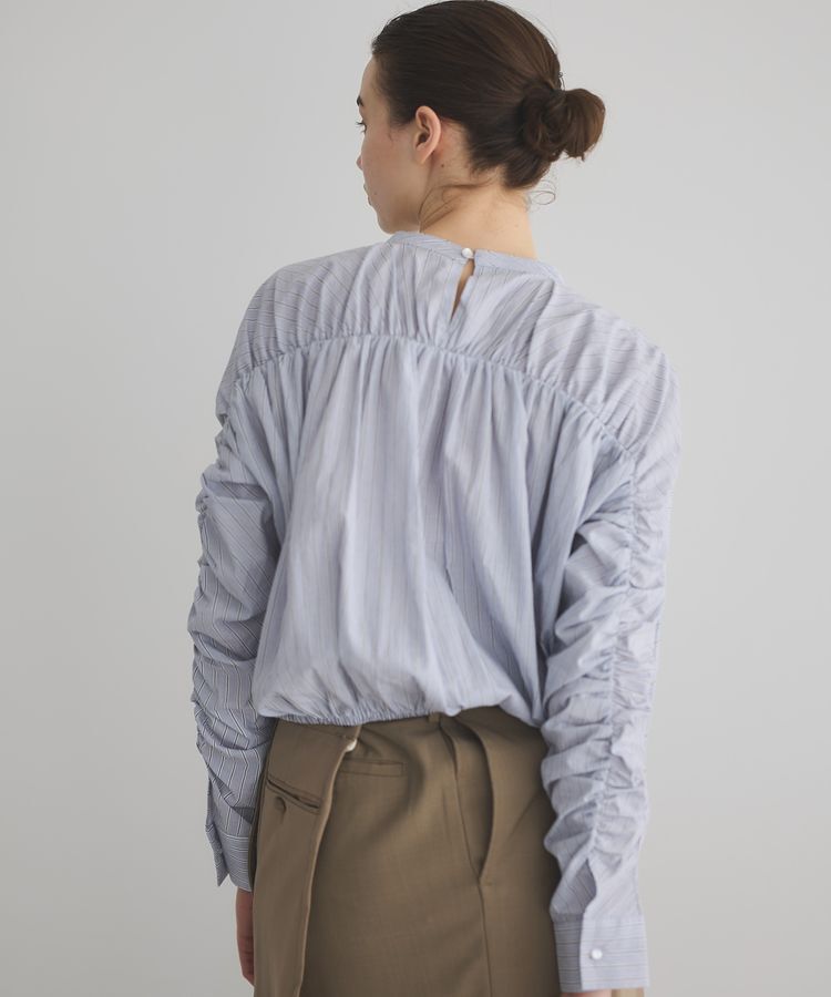 GARAGE OF GOOD CLOTHING「ストライプバックシャーリングプルオーバー」|シャツ・ブラウス|