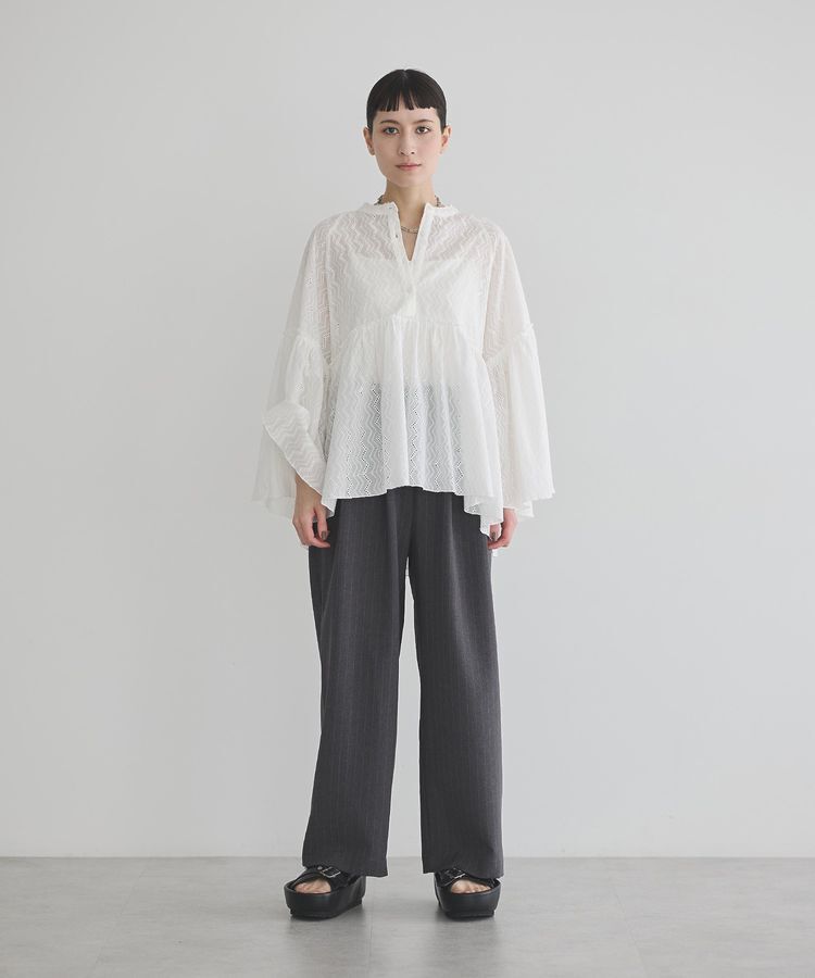 GARAGE OF GOOD CLOTHING「【日本製】ストライプイージータックパンツ」|その他|