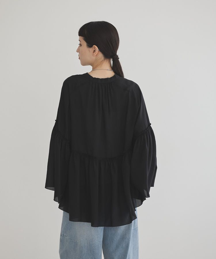 GARAGE OF GOOD CLOTHING「無地ギャザーブラウス」|シャツ・ブラウス|