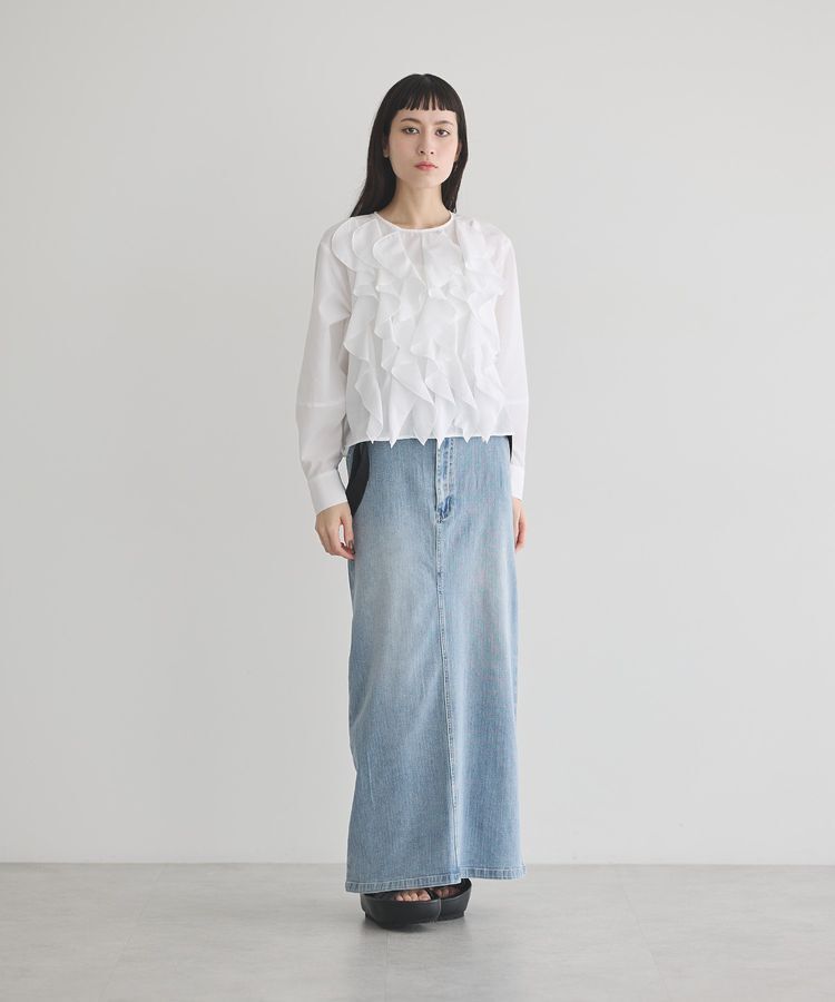 GARAGE OF GOOD CLOTHING「【日本製】フリルブラウス」|シャツ・ブラウス|