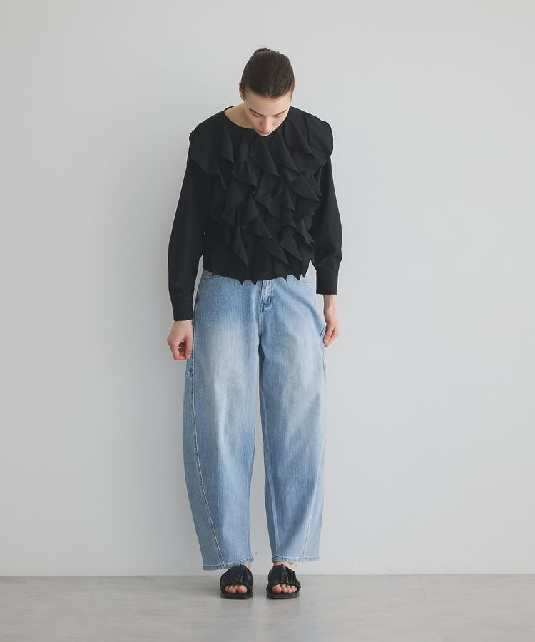 GARAGE OF GOOD CLOTHING「【日本製】フリルブラウス」|シャツ・ブラウス|