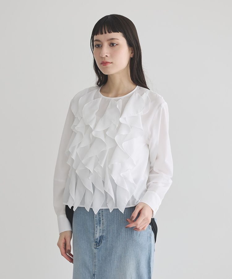 GARAGE OF GOOD CLOTHING「【日本製】フリルブラウス」|シャツ・ブラウス|