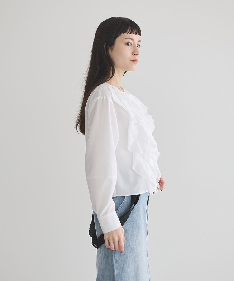 GARAGE OF GOOD CLOTHING「【日本製】フリルブラウス」|シャツ・ブラウス|