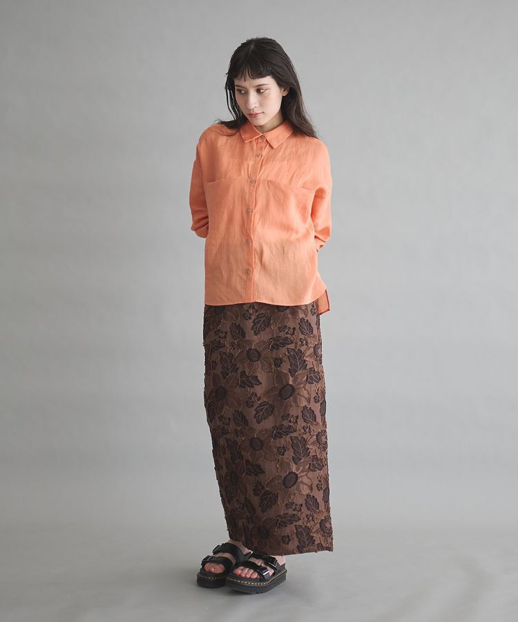 GARAGE OF GOOD CLOTHING「【日本製】カットジャガード柄タイトスカートB」|タイト|