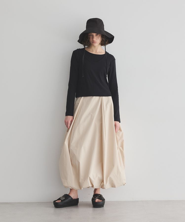 GARAGE OF GOOD CLOTHING「サイドタックタフタバルーンスカート」|スカート|