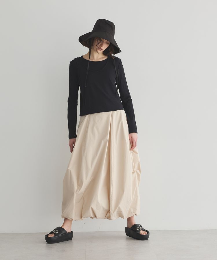 GARAGE OF GOOD CLOTHING「サイドタックタフタバルーンスカート」|スカート|