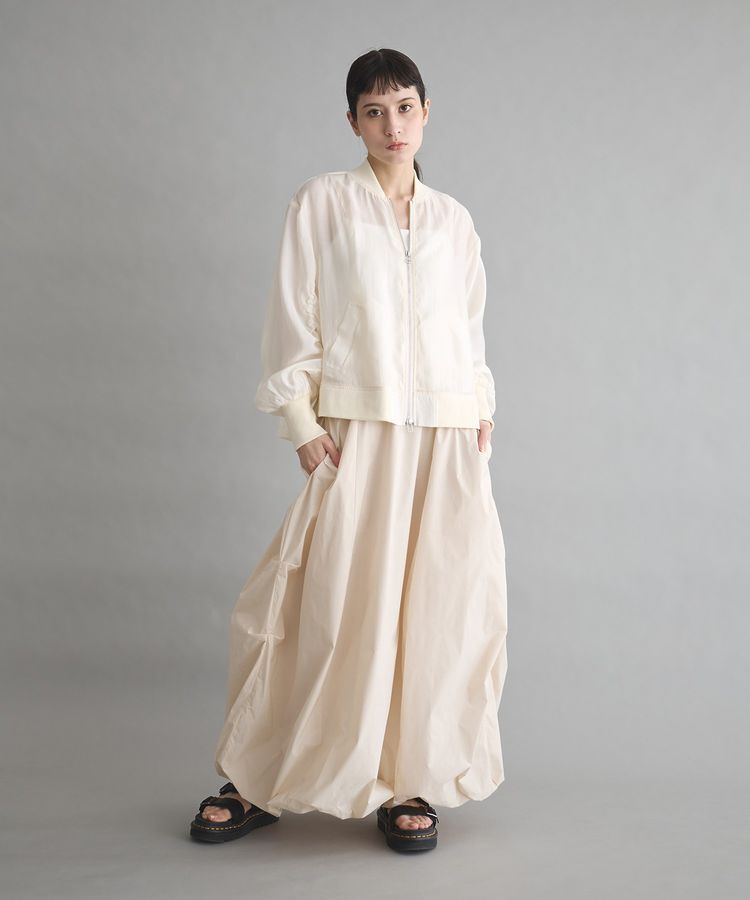 GARAGE OF GOOD CLOTHING「サイドタックタフタバルーンスカート」|スカート|