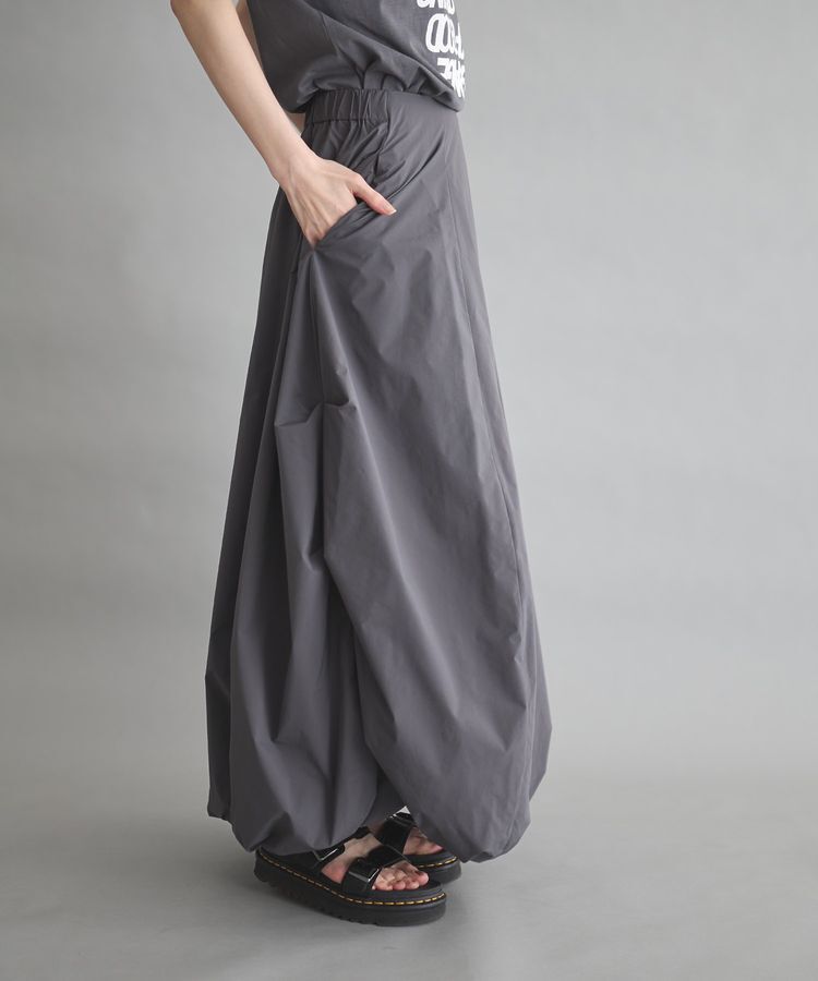 GARAGE OF GOOD CLOTHING「サイドタックタフタバルーンスカート」|スカート|