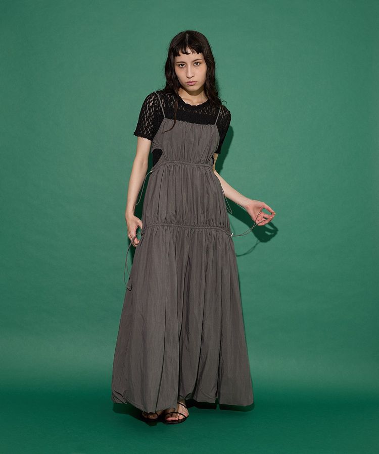 GARAGE OF GOOD CLOTHING「シャーリングサイドオープンワンピース」|ワンピース|