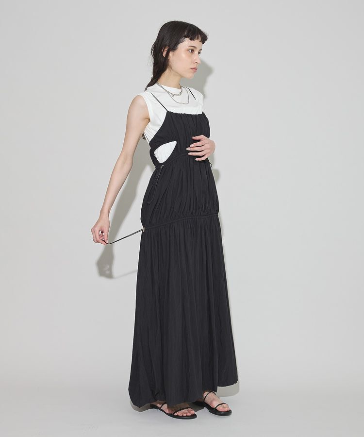 GARAGE OF GOOD CLOTHING「シャーリングサイドオープンワンピース」|ワンピース|