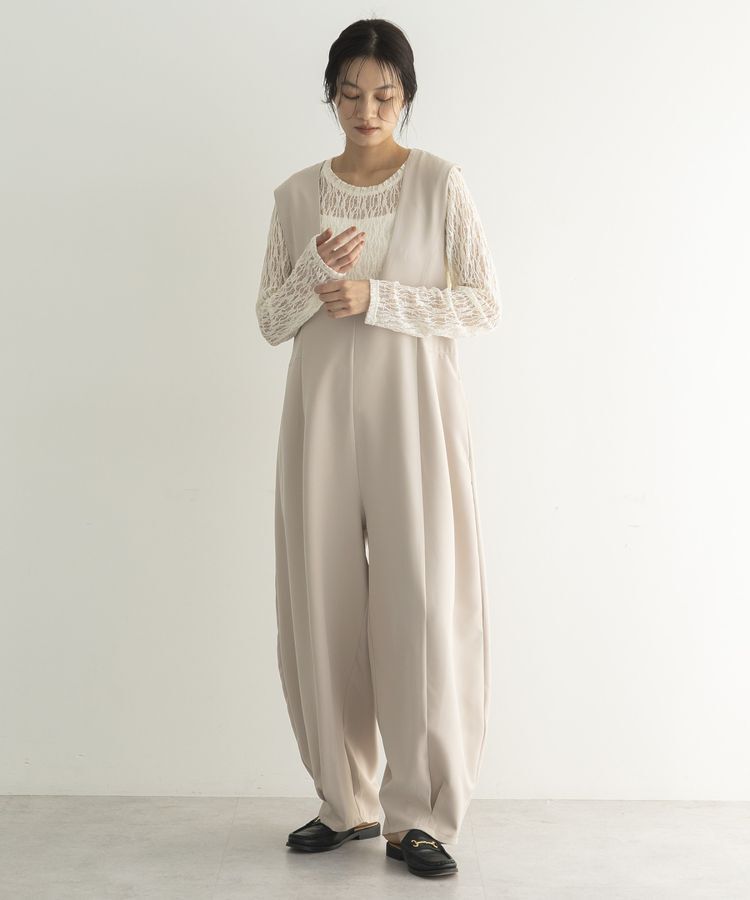 GARAGE OF GOOD CLOTHING「Vネックバレルオールインワン」|オールインワン|