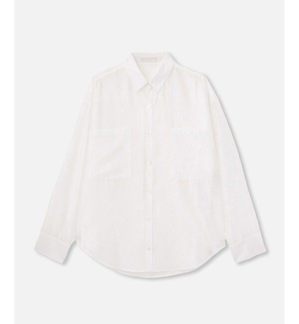 allureville「ナチュラルオーガンジーシャツブラウス」|シャツ・ブラウス|