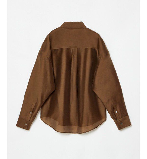 allureville「ナチュラルオーガンジーシャツブラウス」|シャツ・ブラウス|