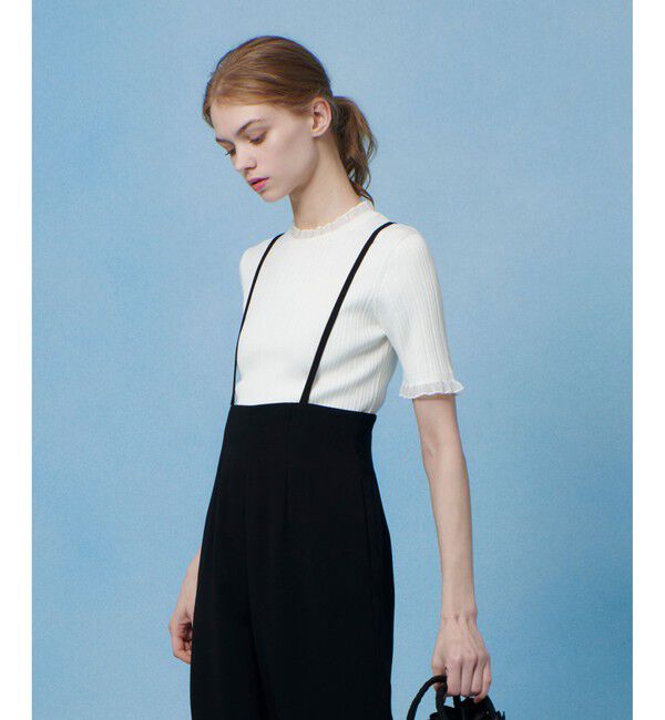 LOULOU WILLOUGHBY「【LOULOU WILLOUGHBY】ハーフチューブラーリブニット」|ニット・セーター|