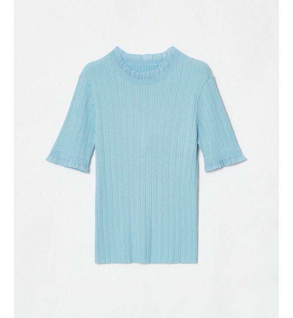 LOULOU WILLOUGHBY「【LOULOU WILLOUGHBY】ハーフチューブラーリブニット」|ニット・セーター|