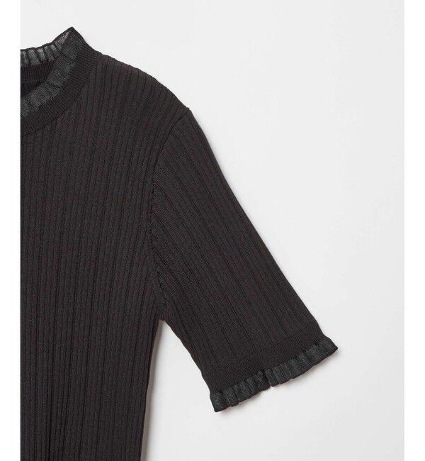 LOULOU WILLOUGHBY「【LOULOU WILLOUGHBY】ハーフチューブラーリブニット」|ニット・セーター|