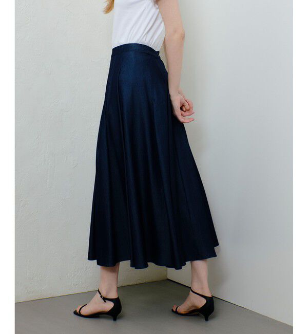 allureville「マットタフタアンイーブンタックスカート」|スカート|