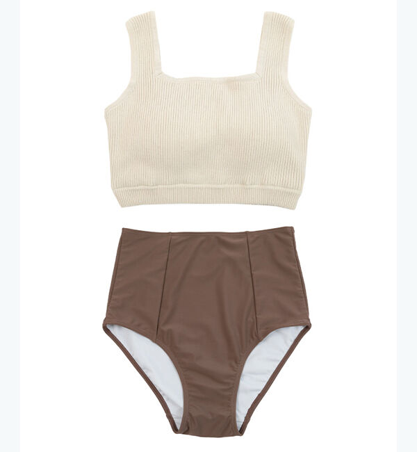 SEA DRESS「シンプルタンクトップニットビキニ」|ビキニ|