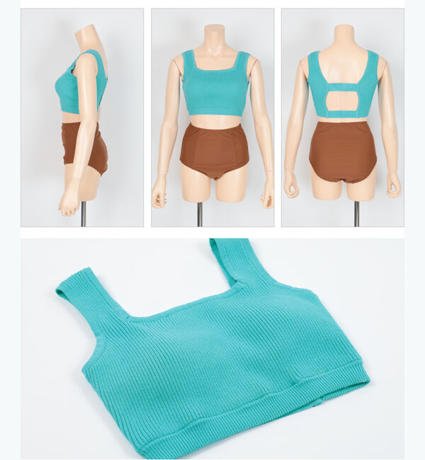 SEA DRESS「シンプルタンクトップニットビキニ」|ビキニ|