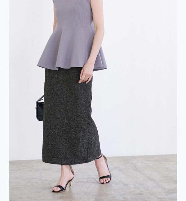 ur's「サマーツイードシガレットスカート」|スカート|