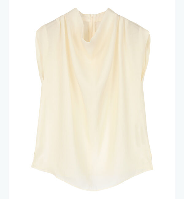 ur's「ドレープデザインフレンチスリーブブラウス」|シャツ・ブラウス|