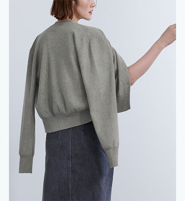 ur's「クルーネックベーシックニットカーディガン」|カーディガン|