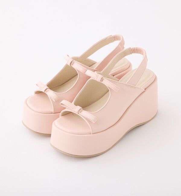  「マイナス３キロ見えリボンサンダル」|その他|