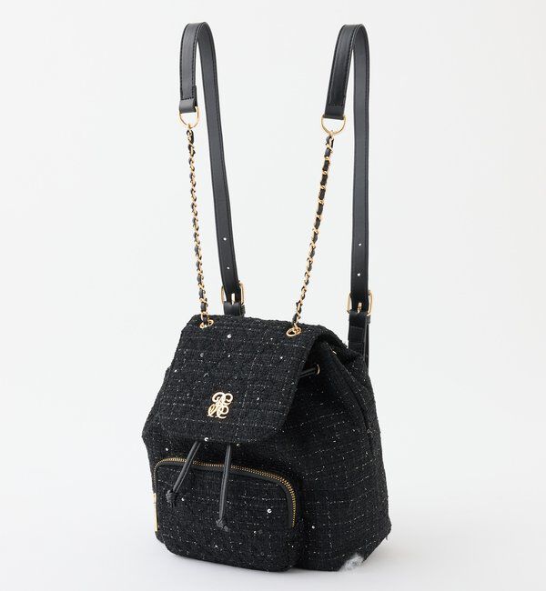  「キルティングミニリュック」|ショルダー・メッセンジャー|ブラック