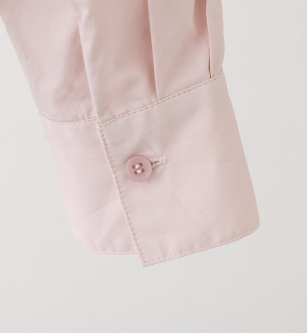  「【リボン取り外し可能】フロントギャザーボウタイシャツ」|シャツ・ブラウス|