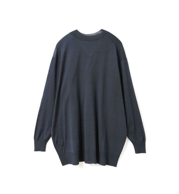 mizuiro ind「mizuiro ind Vネックワイドプルオーバー」|ニット・セーター|