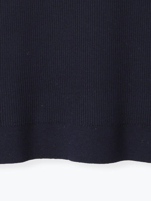 Te chichi「レースアシンメトリーネックリブニット」|ニット・セーター|