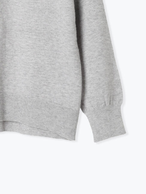 Te chichi TERRASSE「リボン刺繍クルーネックニット」|ニット・セーター|