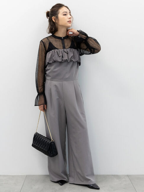 Te chichi「【セレモニーアイテム】バルーンフリルオールインワン（セットアップ可）」|オールインワン|