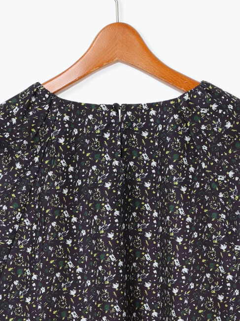 Lugnoncure「無地/柄アソート袖口シャーリングブラウス」|シャツ・ブラウス|