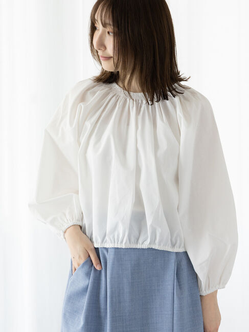 Te chichi TERRASSE「前後2WAYフレアブラウス」|シャツ・ブラウス|オフホワイト