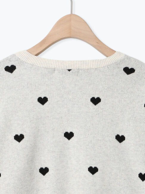 Samansa Mos2「裏地付ジャカードニットカーディガン」|カーディガン|