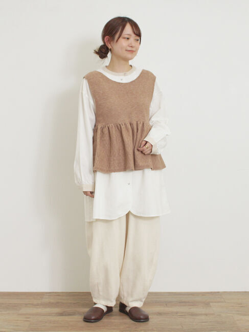 Samansa Mos2「柄アソートクレリックチュニック」|シャツ・ブラウス|