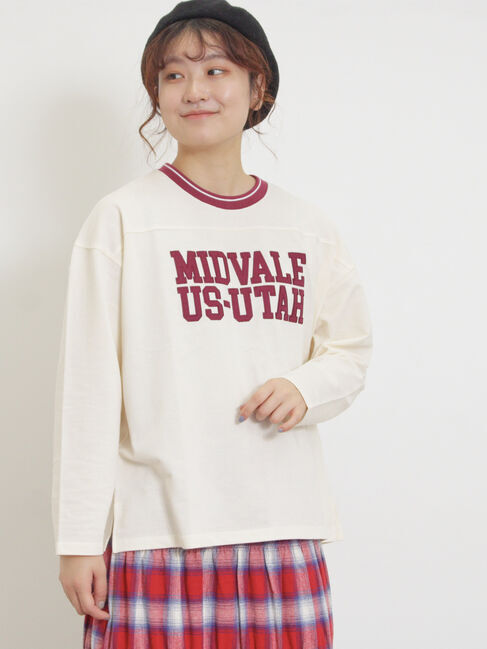 Samansa Mos2「ワッペンロゴスウェット」|Tシャツ・カットソー|