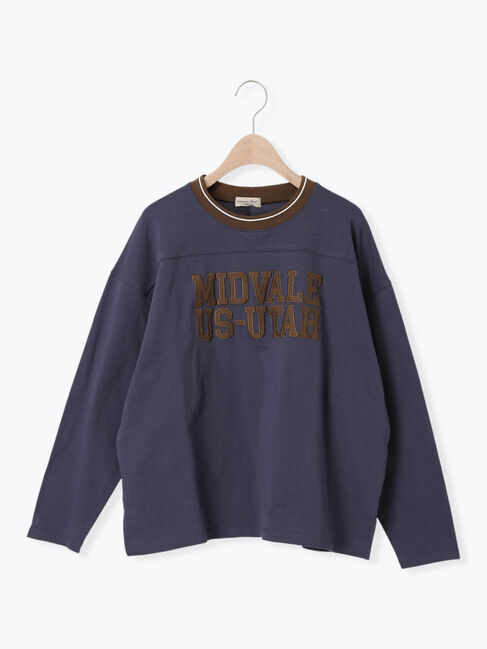 Samansa Mos2「ワッペンロゴスウェット」|Tシャツ・カットソー|