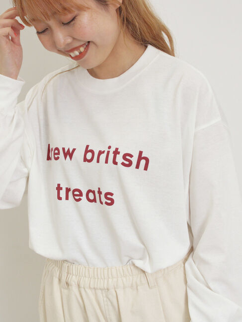 Samansa Mos2「◎柄アソートロゴロンT」|Tシャツ・カットソー|オフホワイト