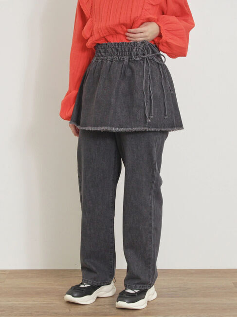 Samansa Mos2「スカートセットデニムパンツ」|その他|