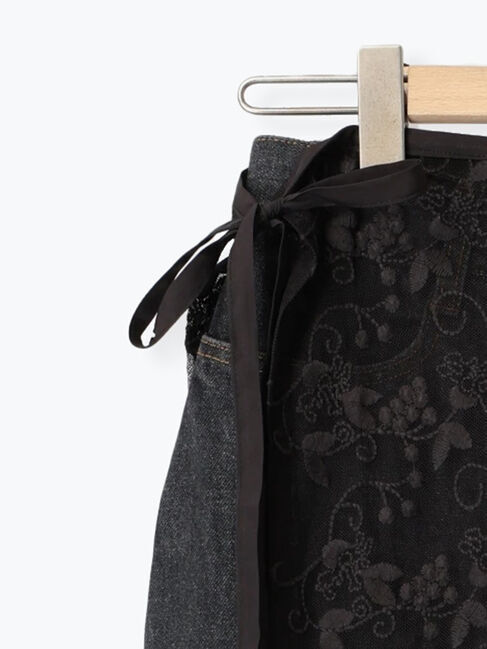 Samansa Mos2「【M/Lサイズ】レーススカートセットデニムパンツ」|その他|