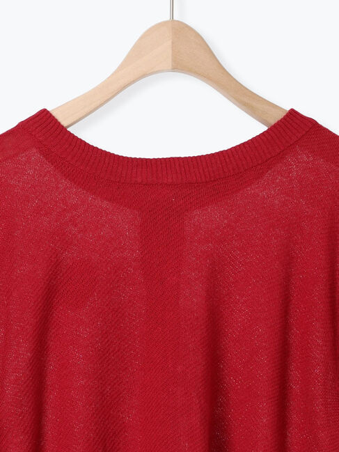 Samansa Mos2「【ゆべし&times;Samansa Mos2】ブローチ付2WAYニット」|カーディガン|