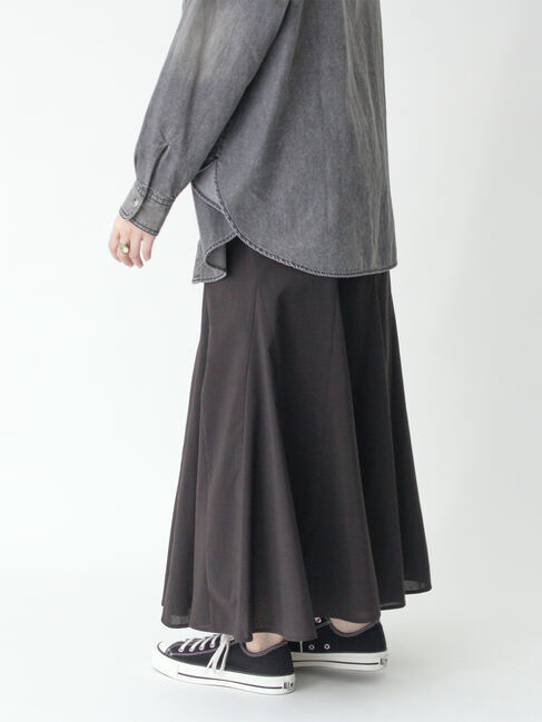 sm2rhythm「リネン混フレアスカート(セットアップ可)」|スカート|