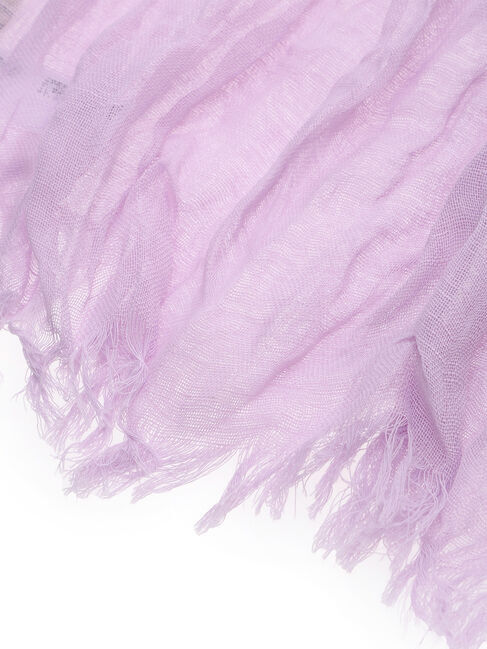 Samansa Mos2「【UVカット】麻綿シワ加工ストール」|その他|