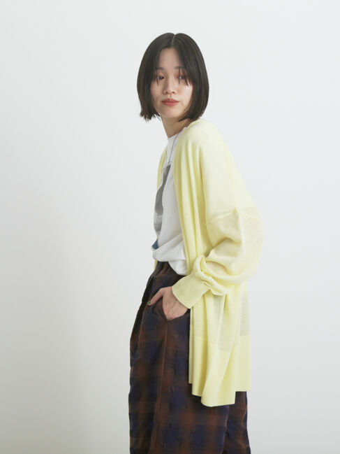 sm2rhythm「シアーロングカーディガン」|カーディガン|