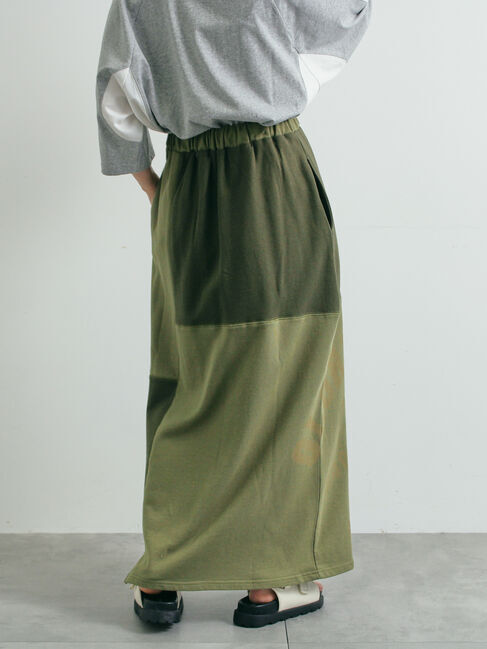 SM2「裏毛プリント配色アシメスカート」|スカート|